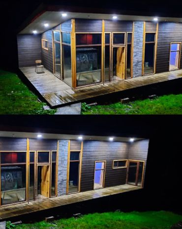 Vivienda 108m2 , Puerto Aguirre,Islas Huichas.